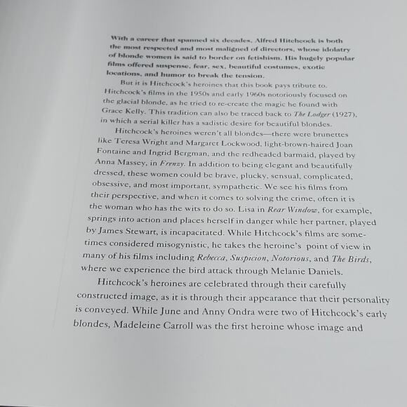 Hitchcocks Heroines by Caroline Young 2018, Hardcover Alfred Movie Stars - Picture 6 of 16